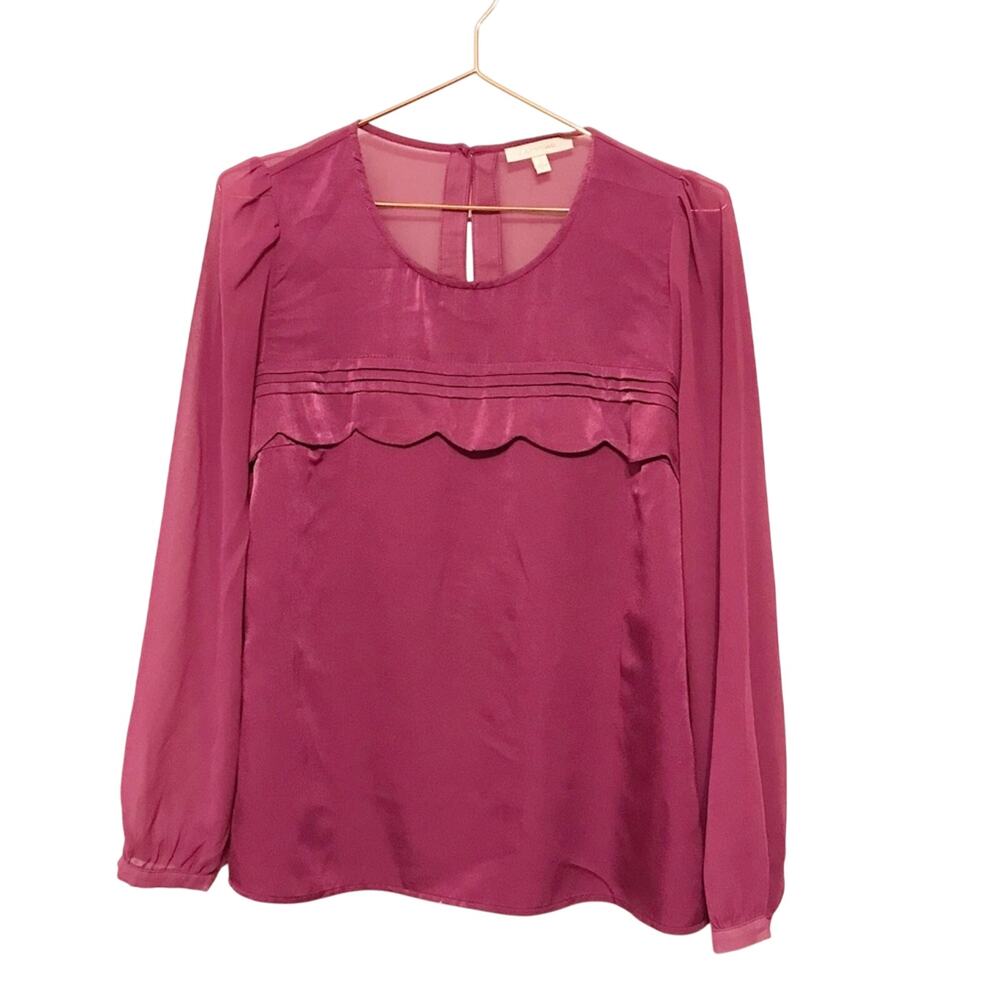 Skies are Blue berry blouse size small